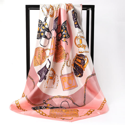 Pañuelo de Seda Estampado Leopardo - Accesorio Versátil para Cualquier Ocasión - Image 9