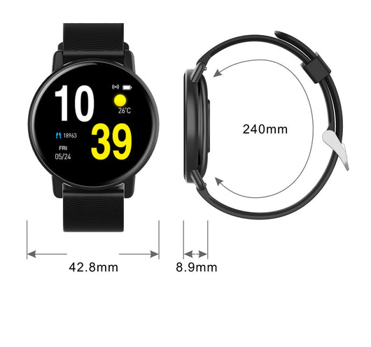 Pulsera Inteligente H50 Pantalla Táctil Redonda - Monitor de Frecuencia Cardíaca, Presión Arterial y Oxígeno - Image 13