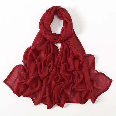 Pañuelo Modal Rayon Malayo Indonesio Colores Sólidos Transpirable - Image 19