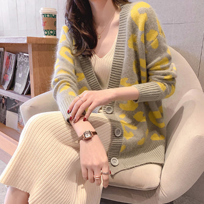 Cardigan Suelto Estilo Coreano para Mujer con Top Integrado - Image 9