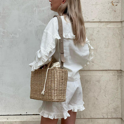 Conjunto de Dos Piezas: Camisa Suelta de Manga Larga y Shorts Casual - Image 3