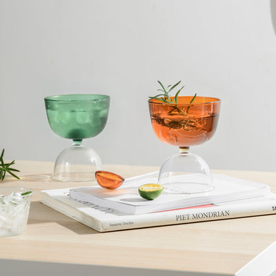 Vaso de Vidrio Templado Multicolor Resistente al Calor - Image 10