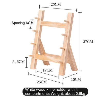 Soporte para Cuchillos de Madera Sapele - Organizador de Cocina Premium - Image 6