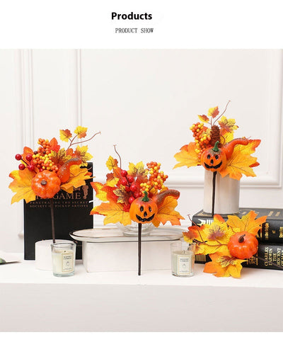 Adorno de Piña, Hojas y Calabaza para Halloween - Image 27