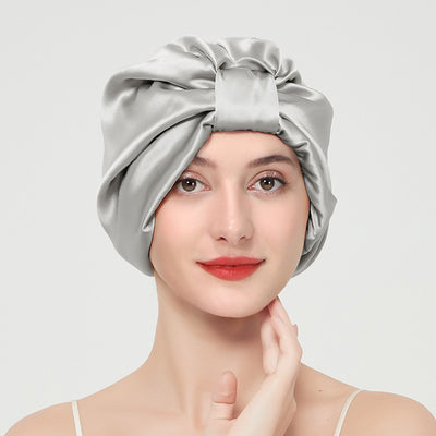 Gorro de Seda Mulberry 100% para Dormir - Doble Capa Protectora para Cabello y Piel - Image 7