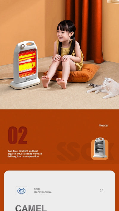 Calefactor Eléctrico Compacto Oscilante para Escritorio, Hogar y Baño - Image 14
