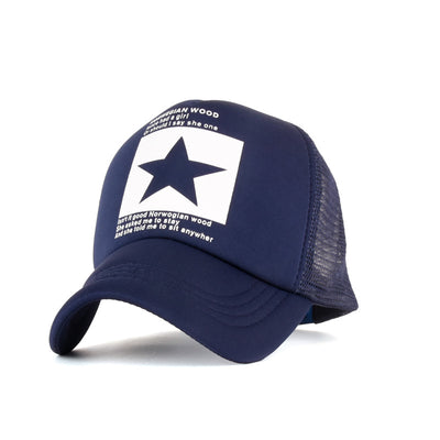 Gorra de Béisbol con Estampado de Estrella de Cinco Puntas - Image 16