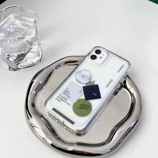 Funda Transparente para Teléfono con Diseño Minimalista Viento Frío - Image 8