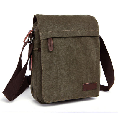 Bolsa Mensajero de Lona para Hombre - Bandolera Resistente - Image 4