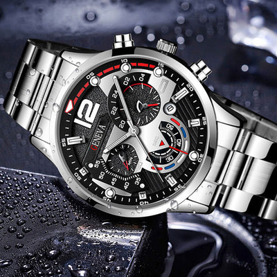 Set Completo: Pulsera, Collar con Cruz y Reloj para Hombre - Image 19