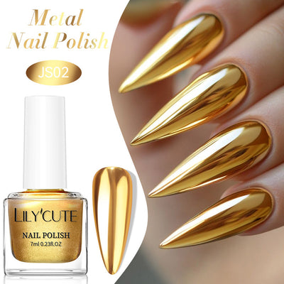 Esmalte de Uñas Espejo Metalizado Secado Rápido sin Horno - Image 7