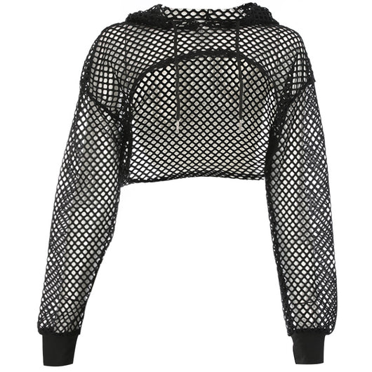 Blusa Transpirable con Encaje Calado y Protección Solar para Mujer - Image 3
