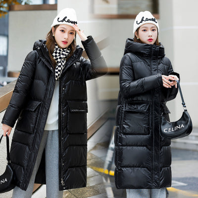 Abrigo Largo de Invierno Estilo Coreano para Mujer - Image 3