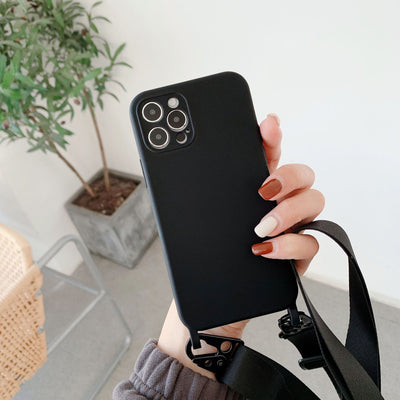 Funda Messenger de Silicona Líquida con Correa para Teléfono - Image 12