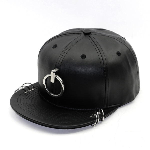 Gorra Hip Hop Coreana de Ala Plana Plateada con Personalidad - Image 3