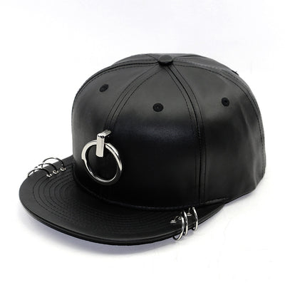 Gorra Hip Hop Coreana de Ala Plana Plateada con Personalidad - Image 3