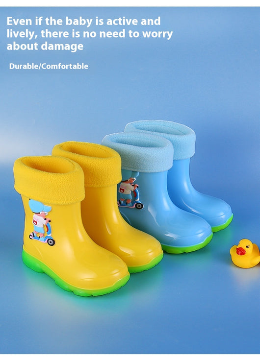 Botas de Lluvia Impermeables Desmontables para Niños con Suela Antideslizante - Image 18