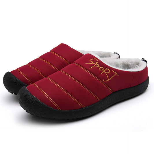 Pantuflas de Terciopelo Antideslizantes e Impermeables