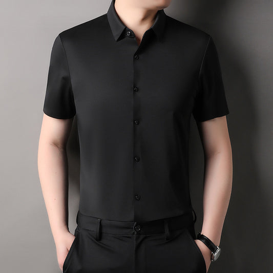 Camisa Tencel sin Planchado Anti-arrugas para Hombre