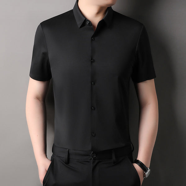 Camisa Tencel sin Planchado Anti-arrugas para Hombre