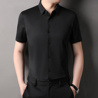 Camisa Tencel sin Planchado Anti-arrugas para Hombre