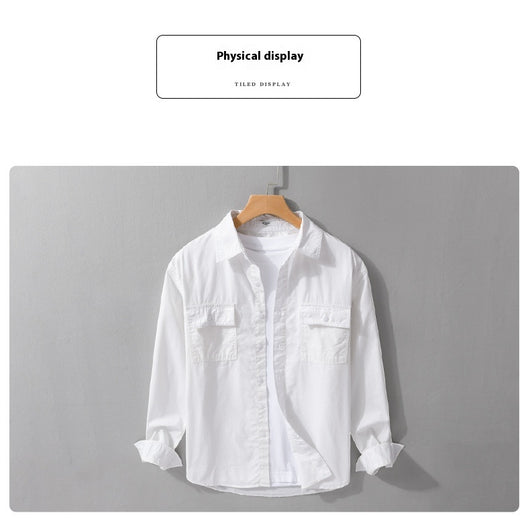 Polo Cargo Casual Hombre Colores Sólidos - Image 11