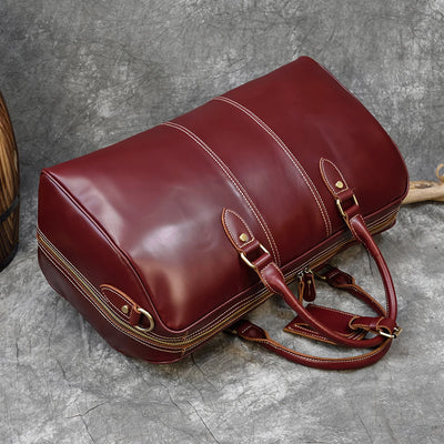 Bolso de Cuero para Hombre de Gran Capacidad con Correa Diagonal - Image 6
