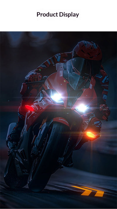 Luz Trasera LED Multicolor 12V para Motocicletas - Proyector de Alta Luminosidad con Señales de Giro - Image 16