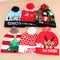 Gorro Navideño Tejido con Luz LED Multicolor