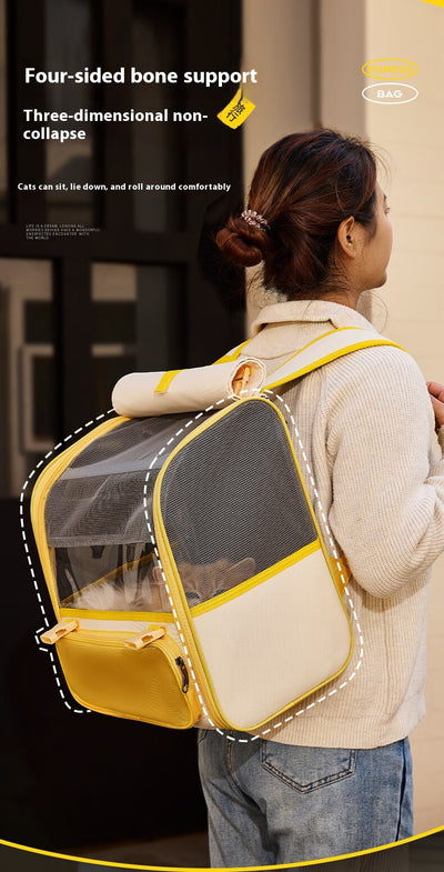 Mochila de Gran Capacidad para Mascotas - Diseño Elegante y Funcional - Image 9