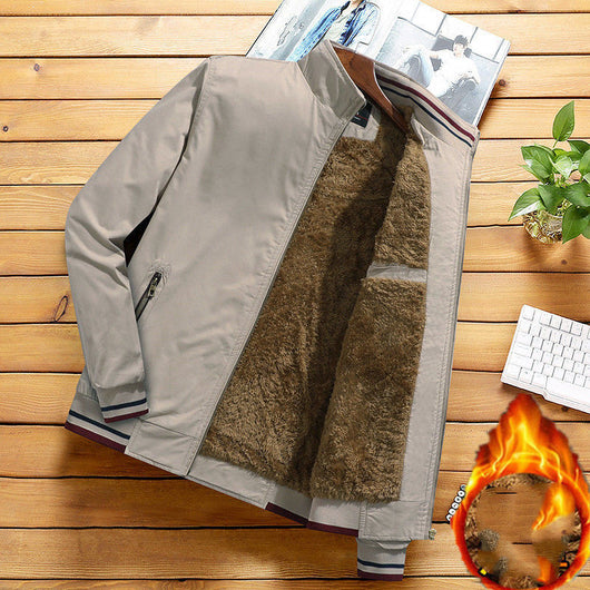 Chaqueta de Invierno Premium para Hombre Adulto con Terciopelo Grueso - Image 10