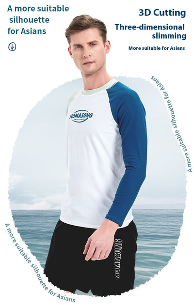 Traje de Baño Protección Solar para Hombre - Manga Larga Deportivo - Image 9