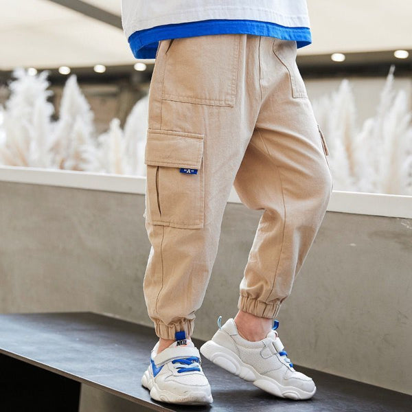 Pantalones Peto Deportivos de Forro Polar para Niños Talla Grande