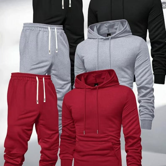 Conjunto Deportivo Sudadera y Pantalón con Capucha - Diseño Coordinado Casual - Image 3