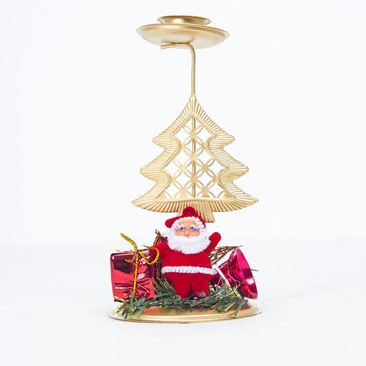 Candelabro Navideño de Hierro - Decoración de Escritorio - Image 2