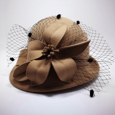 Sombrero Elegante de Malla para Dama Estilo Británico - Image 4