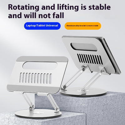 Soporte Ajustable para Laptop en Aluminio - Elevable, Giratorio y Plegable - Image 3