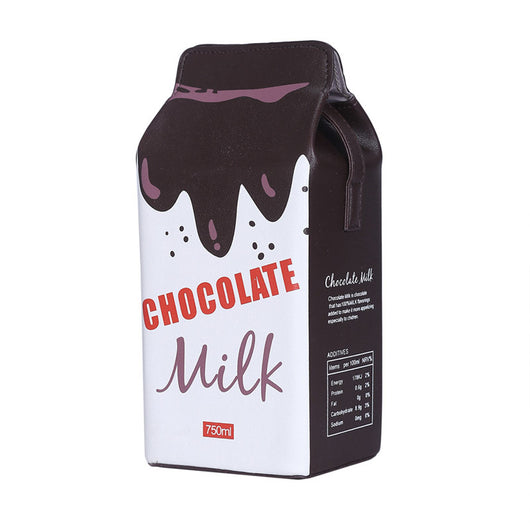 Bolsa Cuadrada Pequeña Estampada con Diseño de Caja de Leche - Image 12