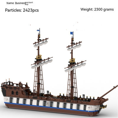 Barco Mercante Pirata Modelo Armado - Decoración Coleccionable - Image 5