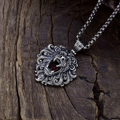 Dije Cabeza de León en Plata Pura - Diseño Imponente y Elegante - Image 2