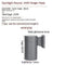 Waterproof Up and Down Light, Single Head White Grey 24 W