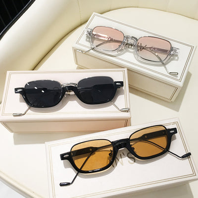 Gafas de Sol Semimontadura con Cadena - Diseño Cóncavo Trendy - Image 11