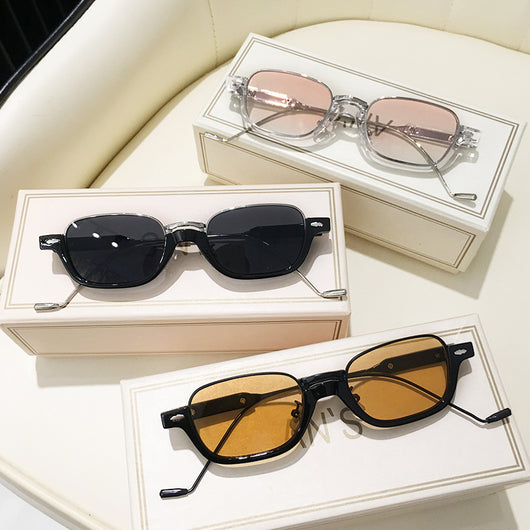 Gafas de Sol Semimontadura con Cadena - Diseño Cóncavo Trendy - Image 11