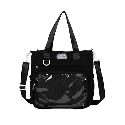 Bolsa Crossbody Transparente de Gran Capacidad Estilo Japonés para Estudiantes - Image 11