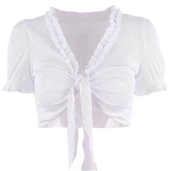 Bikini Bandage Fruncido Estilo Coreano - Colección Verano
