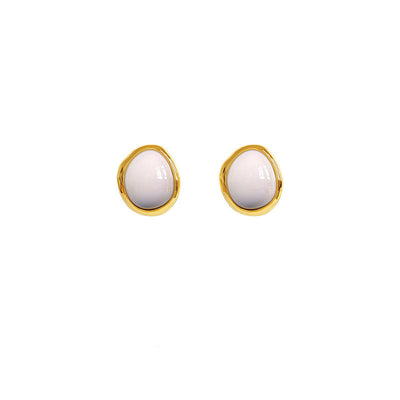 Aretes de Jade Blanco y Ojo de Tigre Estilo Chino - Diseño Exclusivo - Image 6