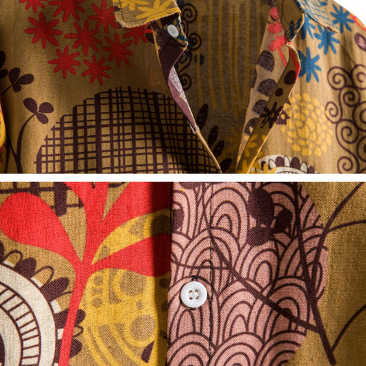 Camisa Hawaiana de Playa Estampada para Hombre - Image 10