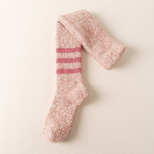 Calcetines de Terciopelo Coral para Dormir - Mujer