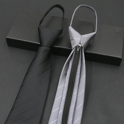 Corbata con Cierre Ejecutiva sin Nudo para Hombre - Image 4