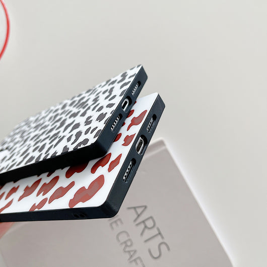 Funda para Celular Leopardo Ámbar con Borde Recto y Acabado Mate Brillante - Image 9